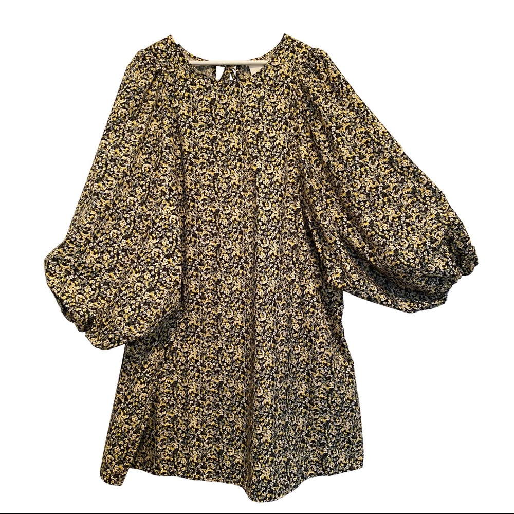 Floral Puff Sleeve Dress